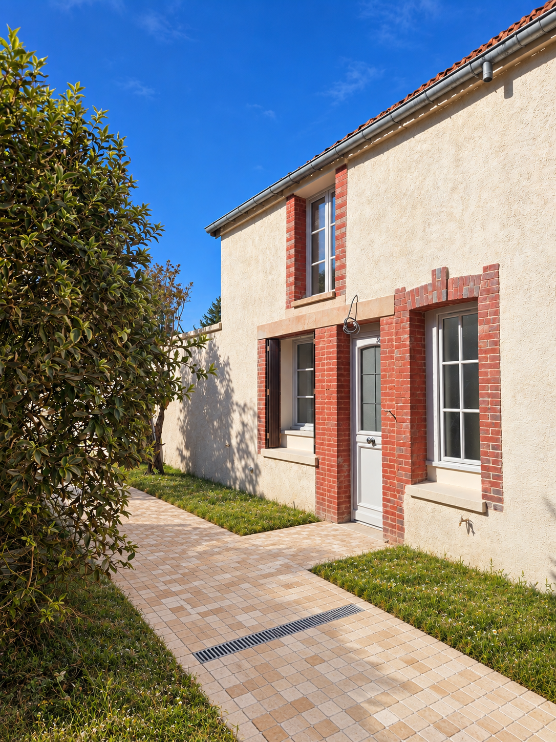 MAISON DE VILLE AVEC JARDIN. AU CALME. GARE A PIED. POSSIBIL
